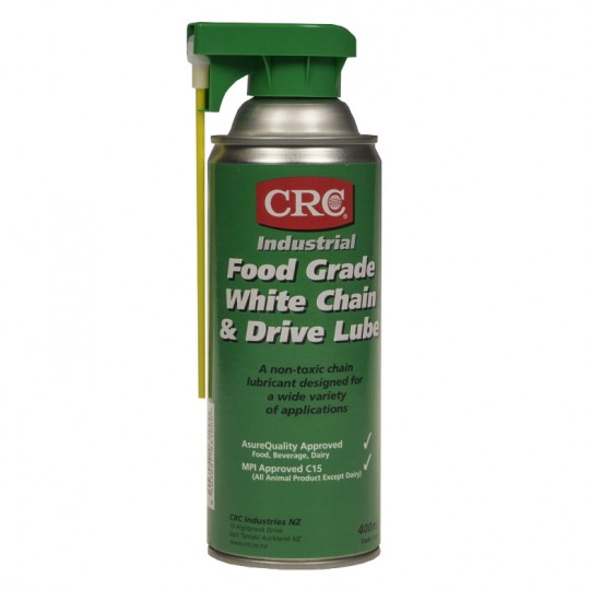 CRC FOOD GRADE WHITE CHAIN & DRIVE LUBE 400ml AEROSOL