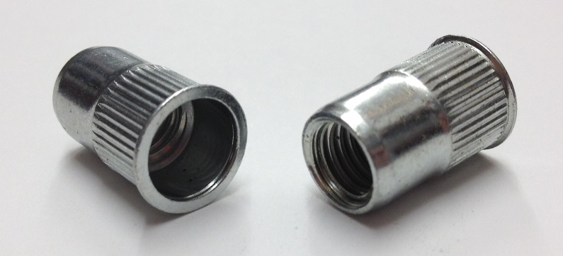 M8 SMALL FLANGE RIVNUT SPLINED ZP